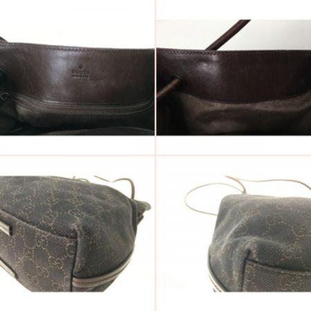  GUCCI グッチ レディース ショルダーバッグ GGキャンバス 101341 ダークブラウン