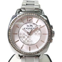 ▼▼ COACH コーチ レディース腕時計 クオーツ ラインストーンベゼル  CA.64.7.14.0981S Bランク
