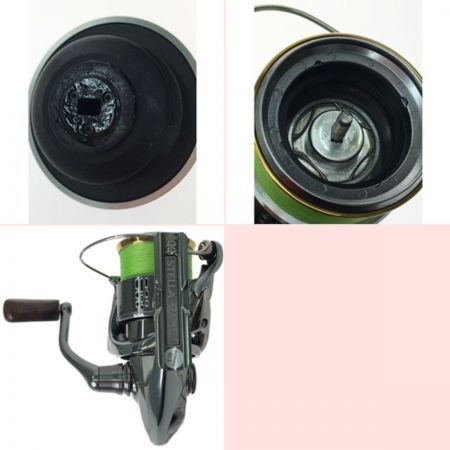  SHIMANO シマノ スピニングリール 18ステラ 箱・保存袋付属 微弱なゴリ感あり 18ｽﾃﾗ2500SHG 03802