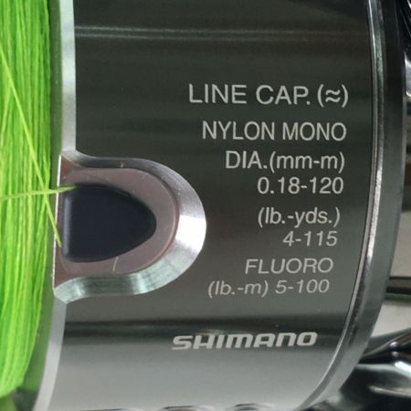  SHIMANO シマノ スピニングリール 18ステラ 箱・保存袋付属 微弱なゴリ感あり 18ｽﾃﾗ2500SHG 03802