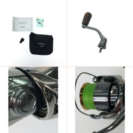  SHIMANO シマノ スピニングリール 18ステラ 箱・保存袋付属 微弱なゴリ感あり 18ｽﾃﾗ2500SHG 03802