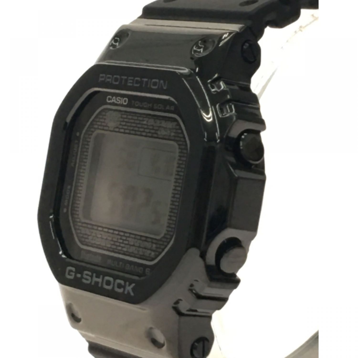 CASIO G-SHOCK 希少ブラックフォースメタル ソーラー電波腕時計 美品