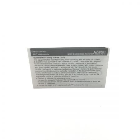  CASIO カシオ G-SHOCK デジタルウォッチ  電波ソーラー メンズ腕時計 箱付属 GMW-B5000 ブラック