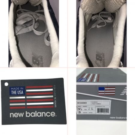  NEW BALANCE ニュー・バランス メンズスニーカー サイズ27.5 USA製品 箱付属 M1400NV ネイビー