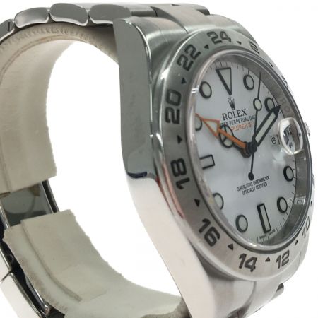 ROLEX ロレックス メンズ腕時計 自動巻き EXPLORER Ⅱ エクスプローラーⅡ 216570 ホワイト
