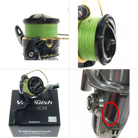  SHIMANO シマノ スピニングリール 16 ヴァンキッシュ VANQUISH 3000HGM ブラック x ネイビー