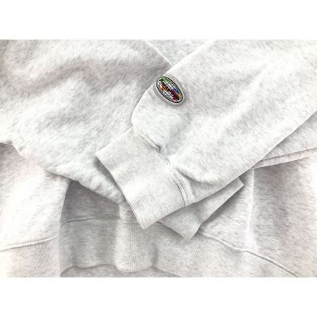  PARAGRAPH パラグラフ インダストリアル刺繍スウェット ライトグレー SIZE FREE