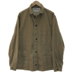 ▼▼ UNION SPECIAL OVERALLS メンズジャケット ケアタグ無し Lサイズ40  4517991 ブラウン Bランク