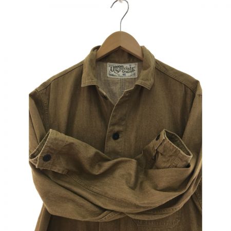  UNION SPECIAL OVERALLS メンズジャケット ケアタグ無し Lサイズ40  4517991 ブラウン