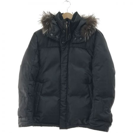  BURBERRY BLACK LABEL バーバリーブラックレーベル ダウンジャケットM BMP63-733-09 ブラック