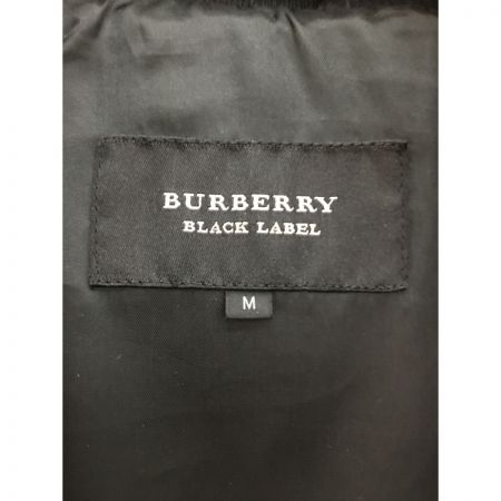  BURBERRY BLACK LABEL バーバリーブラックレーベル ダウンジャケットM BMP63-733-09 ブラック