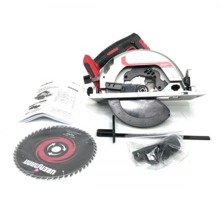   UBERMANN ウーバマン 丸のこ 18Ｖ充電式丸鋸165ｍｍ UB18VMCBLBFS レッド