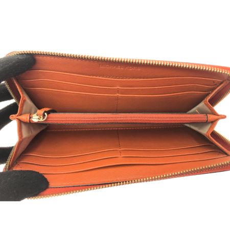  MICHAEL KORS マイケルコース レディース 長財布 ラウンドファスナー BEDFORD レザー ブラウン