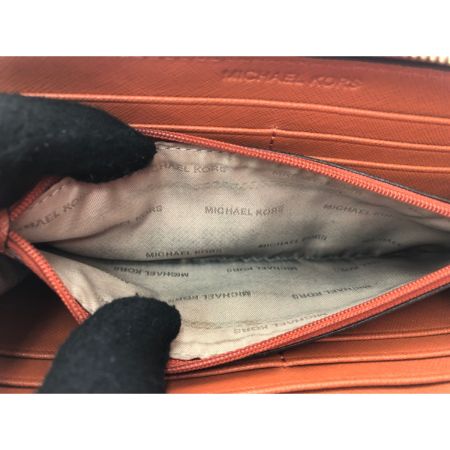  MICHAEL KORS マイケルコース レディース 長財布 ラウンドファスナー BEDFORD レザー ブラウン