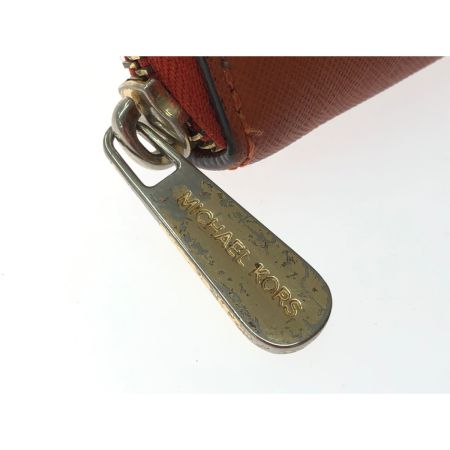  MICHAEL KORS マイケルコース レディース 長財布 ラウンドファスナー BEDFORD レザー ブラウン