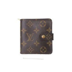 ▼▼ LOUIS VUITTON ルイヴィトン レディース モノグラム コンパクトジップ  M61667 Bランク