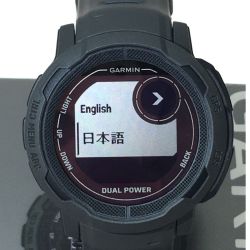 ▼▼ GARMIN ガーミン GPSスマートウォッチ  INSTINCT 2 DUAL POWER 010-02627-40 Aランク