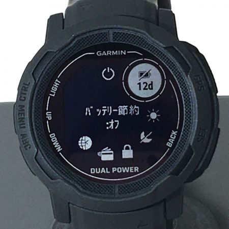  GARMIN ガーミン GPSスマートウォッチ  INSTINCT 2 DUAL POWER 010-02627-40