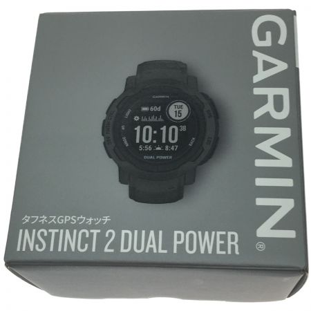  GARMIN ガーミン GPSスマートウォッチ  INSTINCT 2 DUAL POWER 010-02627-40