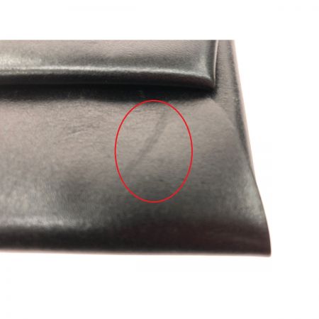  HERMES エルメス コインケース 小銭れ バスティア  ブラック