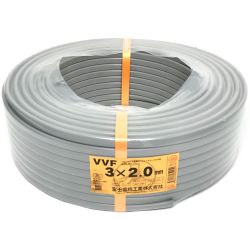 ▼▼  富士電線工業 VVFケーブル 3×2.0ｍｍ Nランク
