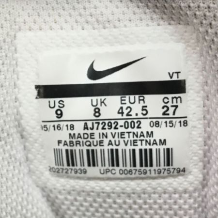  NIKE ナイキ AIR VAPORMAX 95/エアベイパーマックス グレー SIZE 27cm AJ7292-002