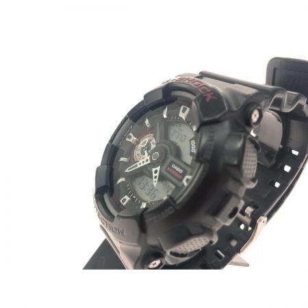  CASIO カシオ メンズ腕時計 G-SHOCK デジアナウオッチ クオーツ  GA-110 ブラック