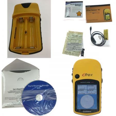  GARMIN ガーミン eTrex Venture HC ハンディGPS 箱・充電ケーブル付属 イエロー