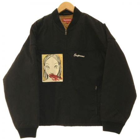  Supreme シュプリーム Supreme サイズS クルージャケット mug shot crew jacket ブラック