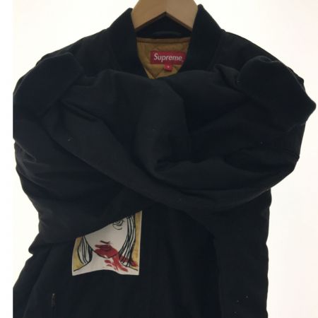  Supreme シュプリーム Supreme サイズS クルージャケット mug shot crew jacket ブラック