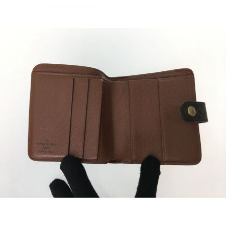  LOUIS VUITTON ルイヴィトン レディース モノグラム コンパクトジップウォレット  M61667