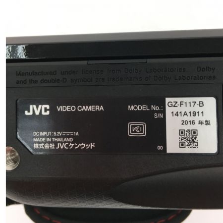  JVC ジェーブイシー ケンウッド デジタルビデオカメラ 2016年製 32G GZ-F117-B