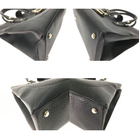  GUCCI グッチ レディース ゴールド金具 ハンドバッグ オールレザー  131325 ブラック