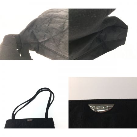  Christian Dior クリスチャンディオール レディース ショルダートートバッグ ナイロン  ブラック