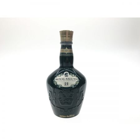 稀少レア、ヴィンテージ品ロイヤルサルト21年スコッチウイスキー、焦げ茶色袋付き。