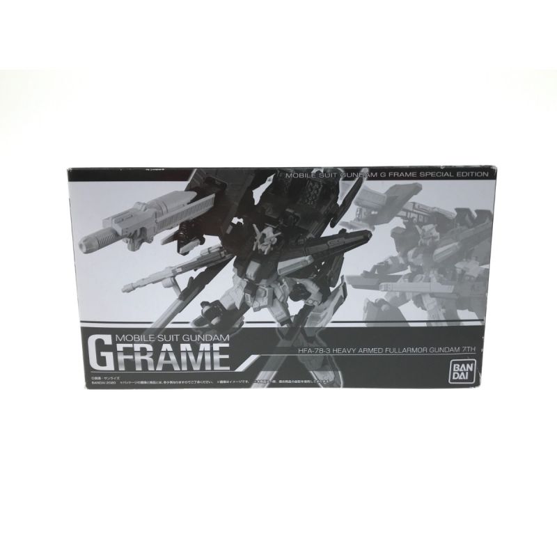 中古】 BANDAI Gフレーム 重装フルアーマーガンダム7号機【プレミアム