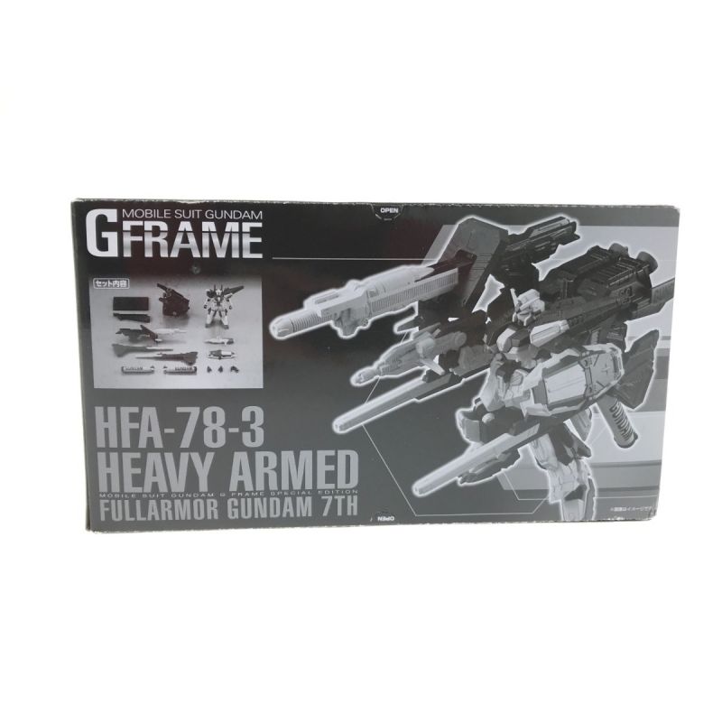 中古】 BANDAI Gフレーム 重装フルアーマーガンダム7号機【プレミアム