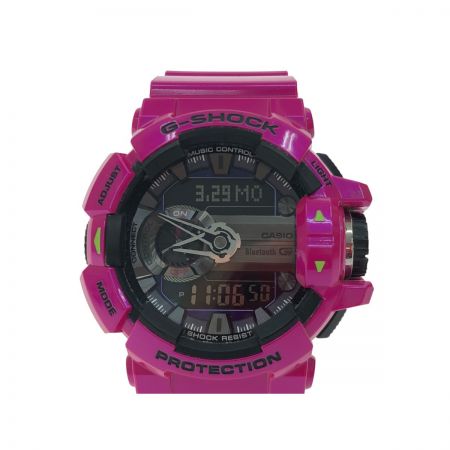  CASIO カシオ メンズ腕時計 クオーツ デジアナウォッチ G-SHOCK Gショック ジーミックス GBA-400-1AJF ピンク