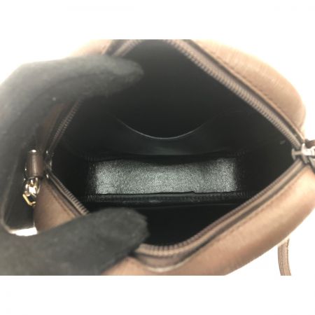  BURBERRY バーバリー レディース ショルダーバッグ ポシェット ノバチェック プレート付き ブラウンレザー