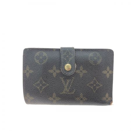  LOUIS VUITTON ルイヴィトン レディース 二つ折り財布 がま口 モノグラム ポルトモネ・ビエ ヴィエノワ M61663 ブラウン