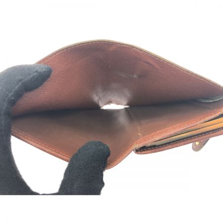  LOUIS VUITTON ルイヴィトン レディース 二つ折り財布 がま口 モノグラム ポルトモネ・ビエ ヴィエノワ M61663 ブラウン