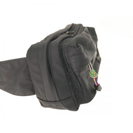  Paul Smith ポールスミス ウエストポーチ　ボディクロスバッグ　シマウマ　マルチストライプ　ロゴ ブラック