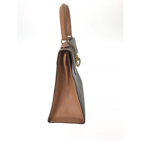  CELINE セリーヌ ヴィンテージ ハンドバッグ ガンチーニ マカダム柄 M13