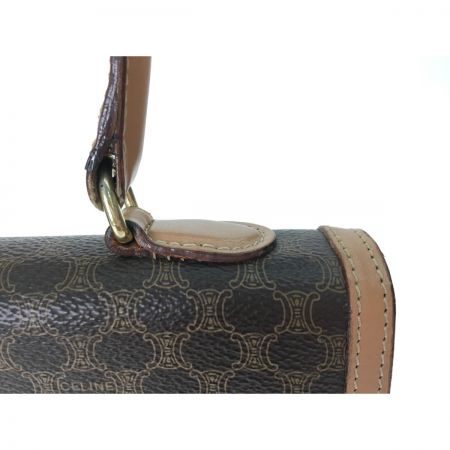  CELINE セリーヌ ヴィンテージ ハンドバッグ ガンチーニ マカダム柄 M13