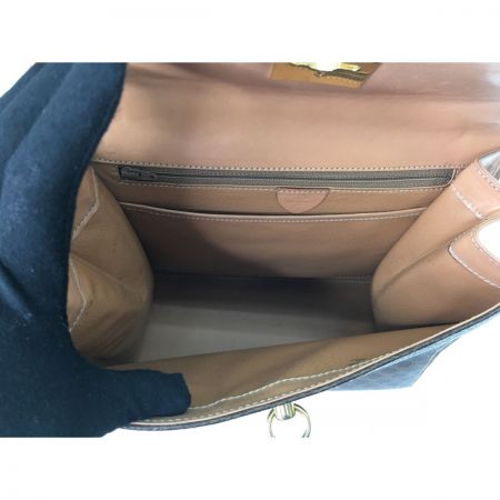  CELINE セリーヌ ヴィンテージ ハンドバッグ ガンチーニ マカダム柄 M13