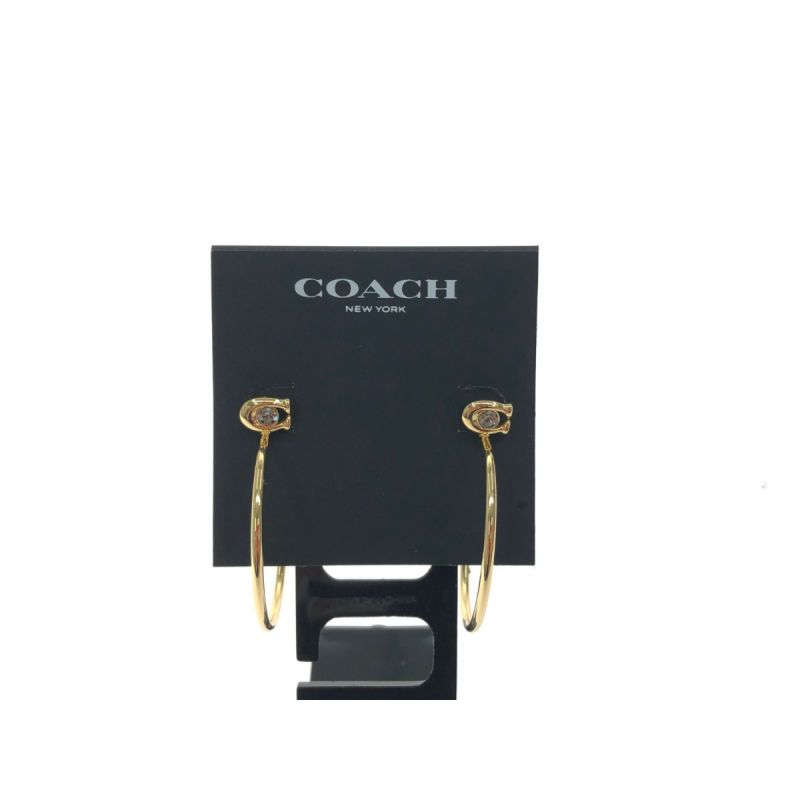 中古】 COACH コーチ レディース アクセサリー シグネチャー フープ