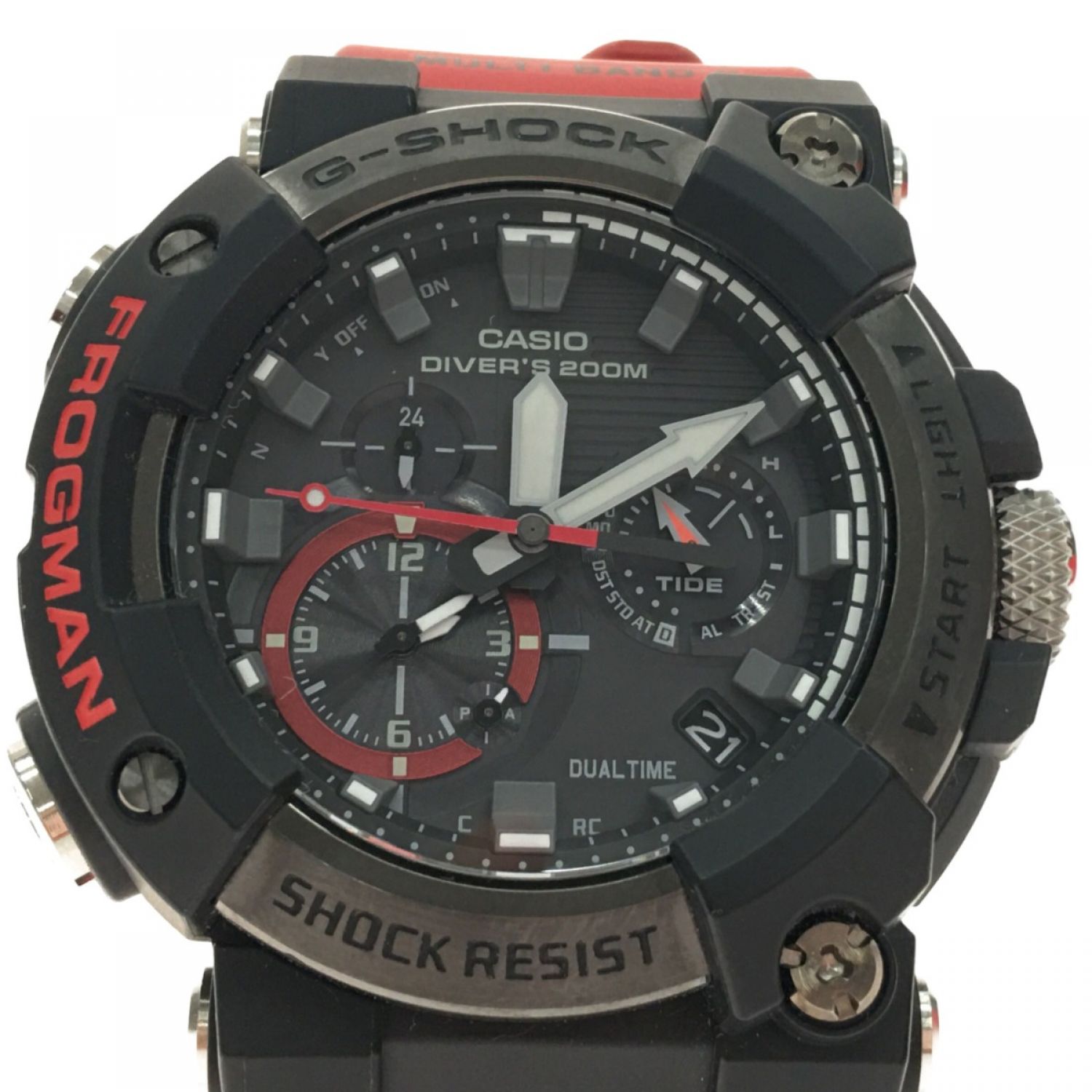 中古】 CASIO カシオ デジタルウォッチ MASTER OF G FROGMAN