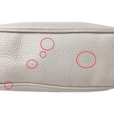  GUCCI グッチ ソーホー インターロッキングG スモール ディスコバッグ ショルダーバッグ 308364 ホワイト