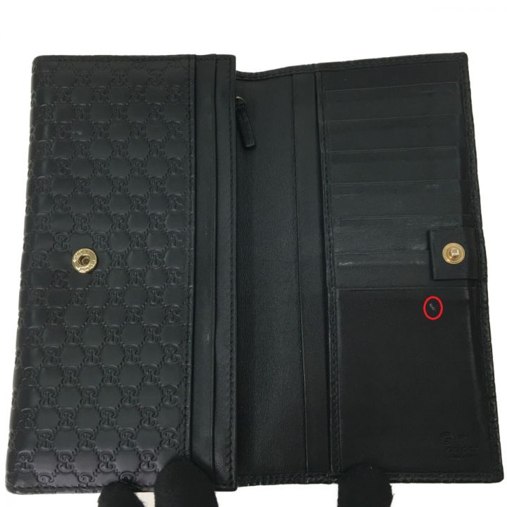 中古】 GUCCI グッチ メンズ長財布 マイクログッチシマGG 449396 ...