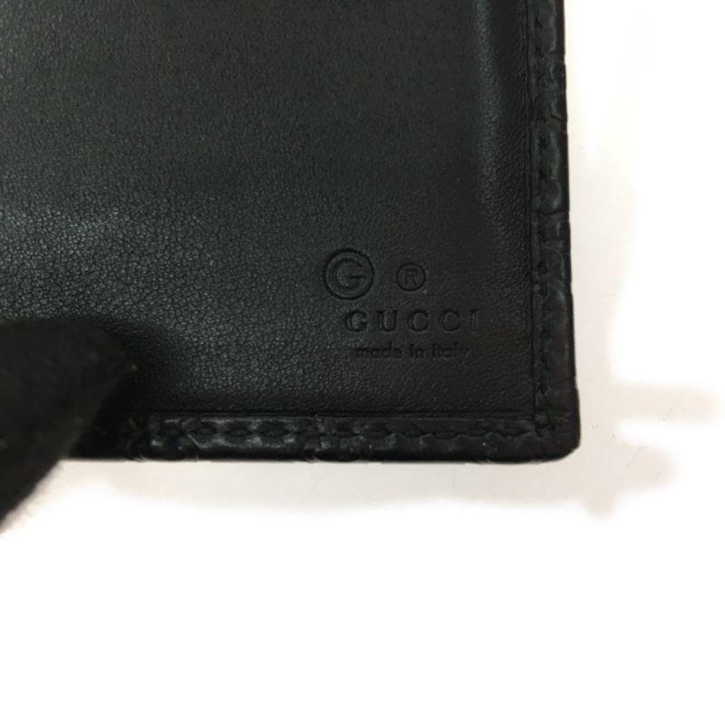 中古】 GUCCI グッチ メンズ長財布 マイクログッチシマGG 449396